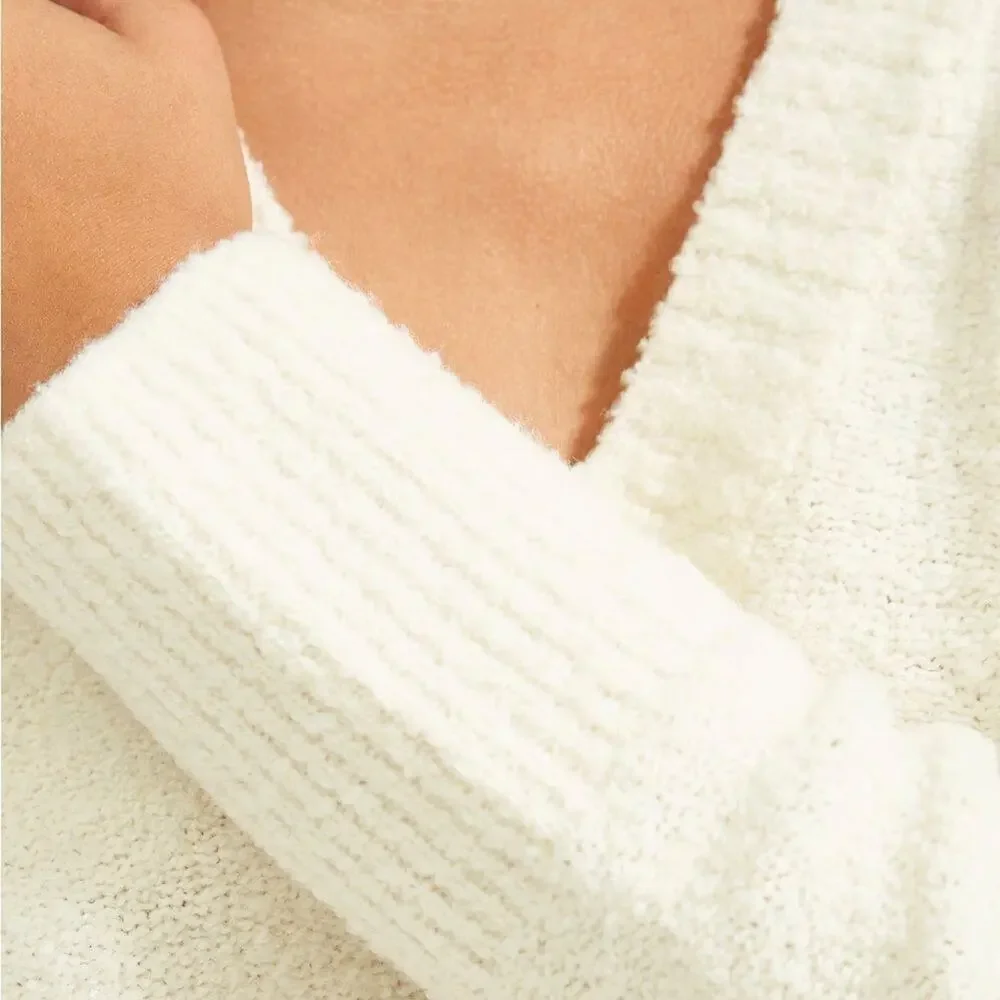 NWT EVERLANE THE‎ TEDDY V NECK SWEATER SIZE S